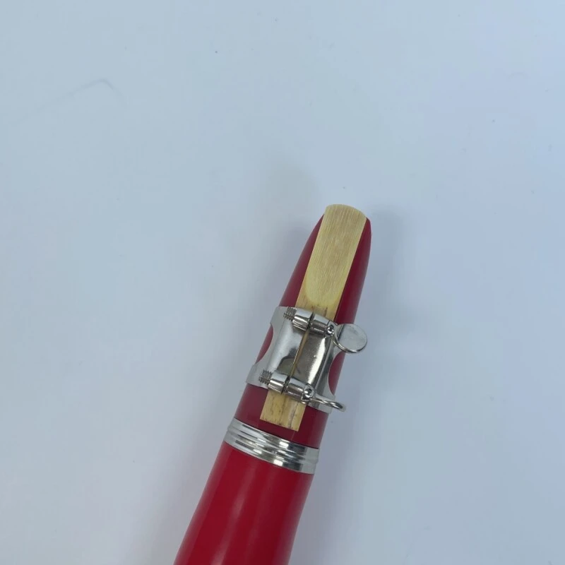 Afanti Clarinette Rouge 17 Clés Corps ABS Clarinette Clé Plaquée Nickel