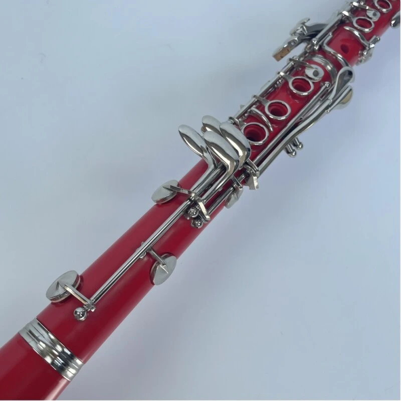 Afanti Clarinette Rouge 17 Clés Corps ABS Clarinette Clé Plaquée Nickel