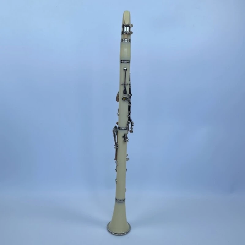 Afanti White Color 17 Keys ABS Body Nickel Plated Keys Clarinet