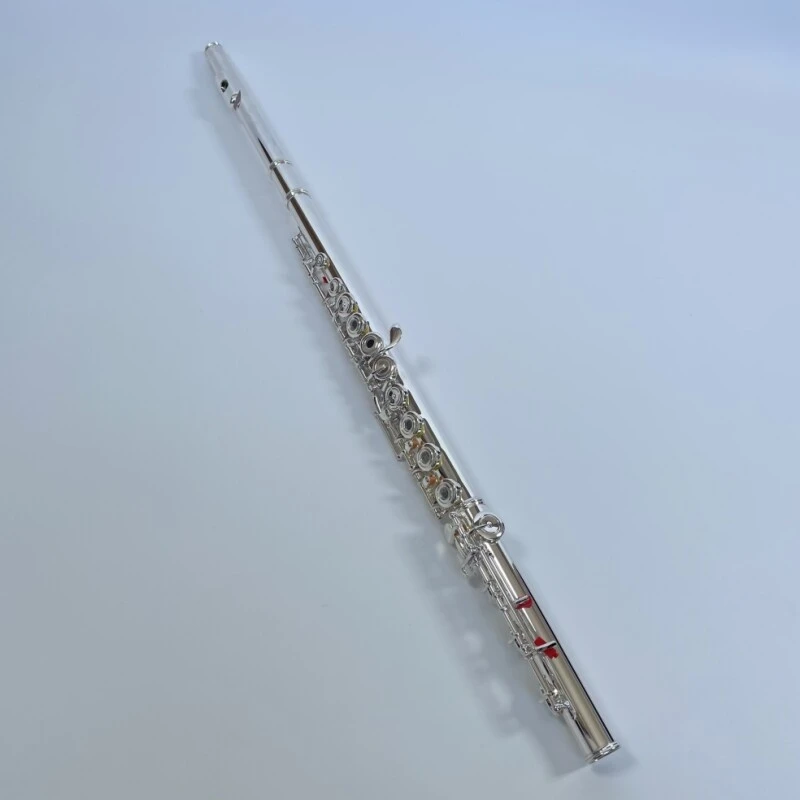 Afanti 17 Hole Open Hole Silver-Plated Flute with French Keys