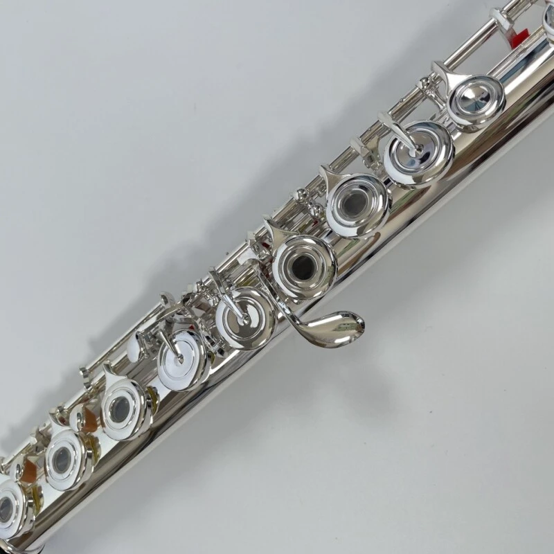 Afanti 17 Hole Open Hole Silver-Plated Flute with French Keys