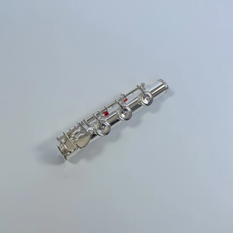 Afanti 17 Hole Open Hole Silver-Plated Flute with French Keys