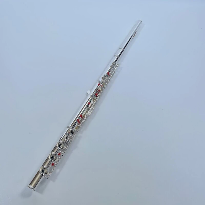 Afanti 17 Closed Hole Silver Plated Key Cupronickel Body Flute (flûte à corps en cupronickel)