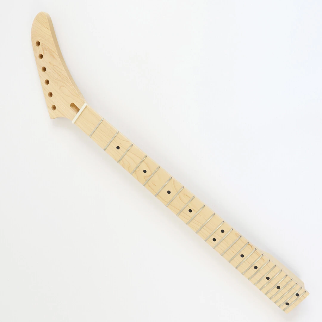 Afanti 24 Frets Banana Shape Headstock Electric Guitar Neck