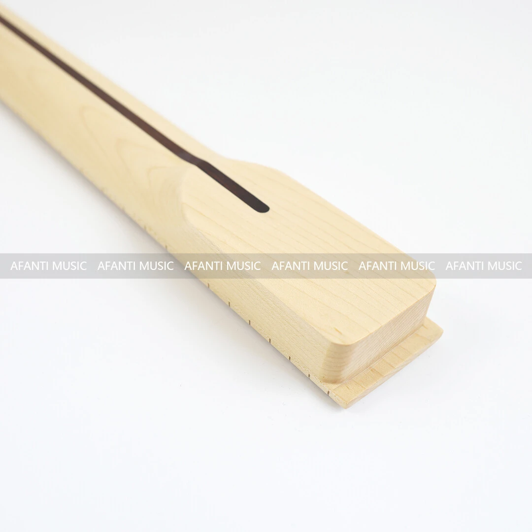 Afanti 24 Frets Banana Shape Headstock Electric Guitar Neck