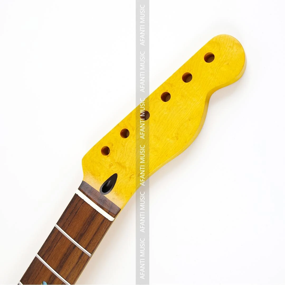 Afanti Replacement 22 Frets Birdseye Maple TL Guitar Neck