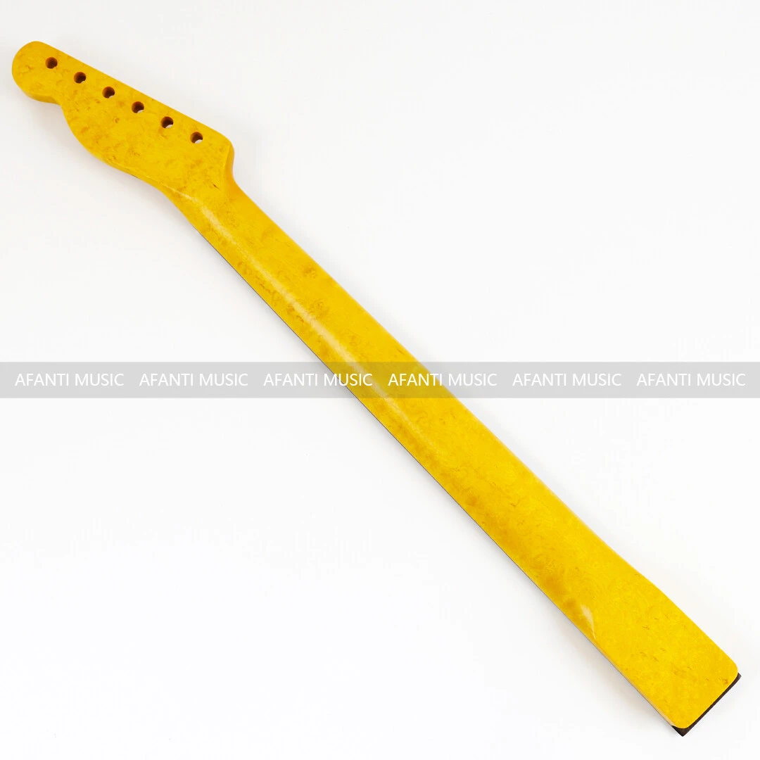 Manche de guitare électrique Afanti 22 Frets Matt Birdseye Maple TL