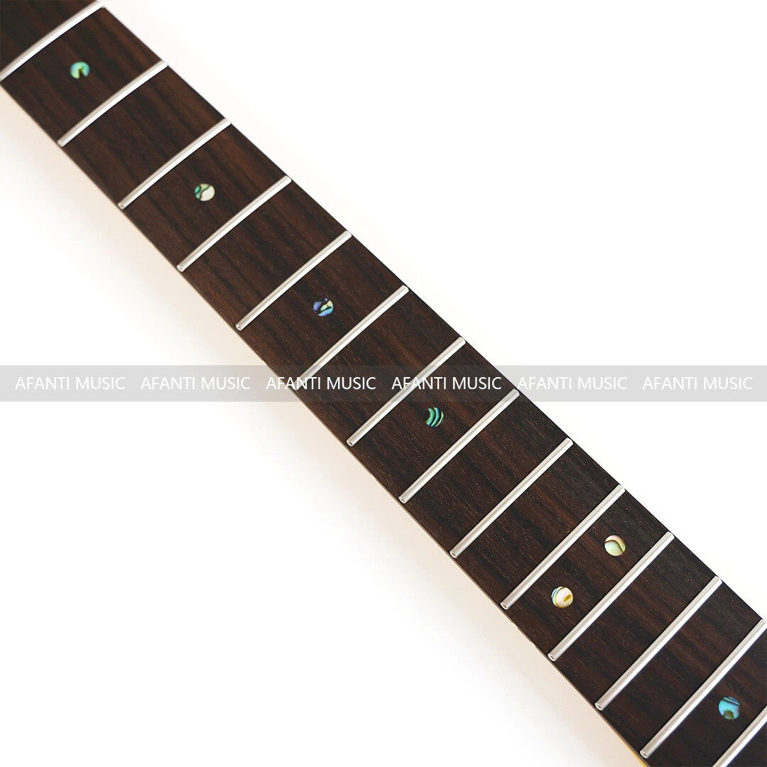 Manche de guitare électrique Afanti 22 Frets Matt Birdseye Maple TL