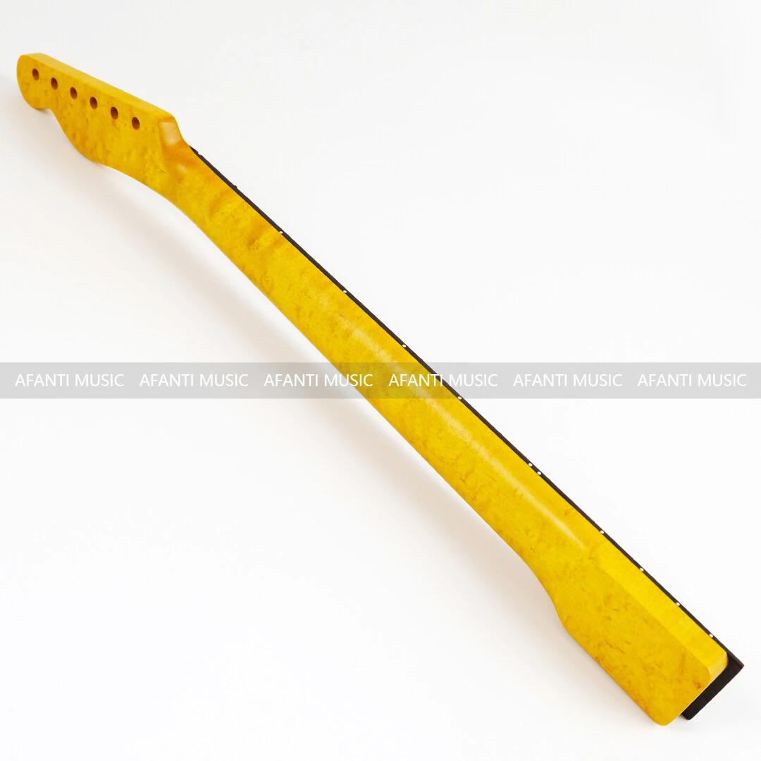 Manche de guitare électrique Afanti 22 Frets Matt Birdseye Maple TL