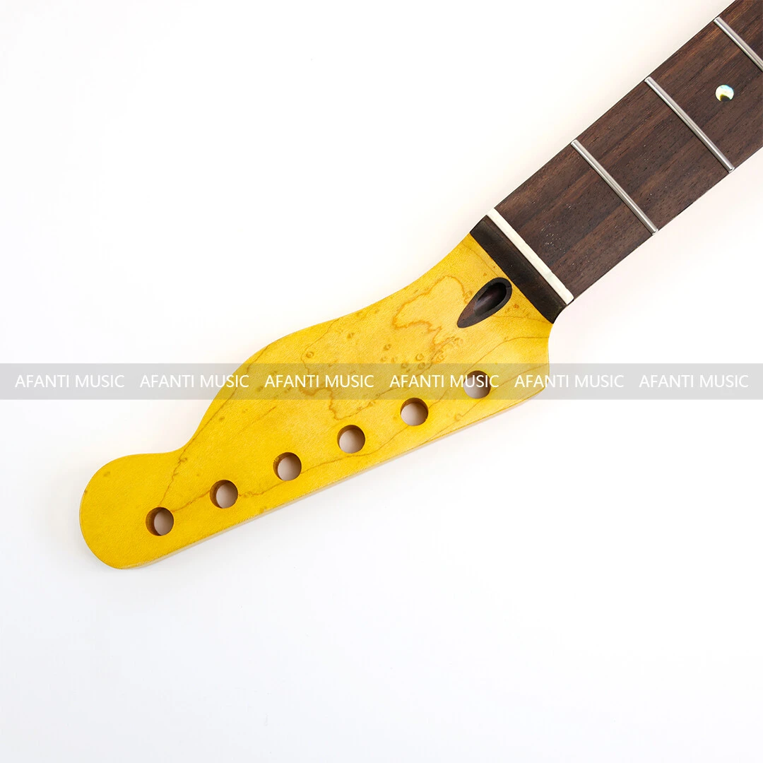 Afanti 22 Frets TL Manche de Guitare Electrique avec Touche en Palissandre