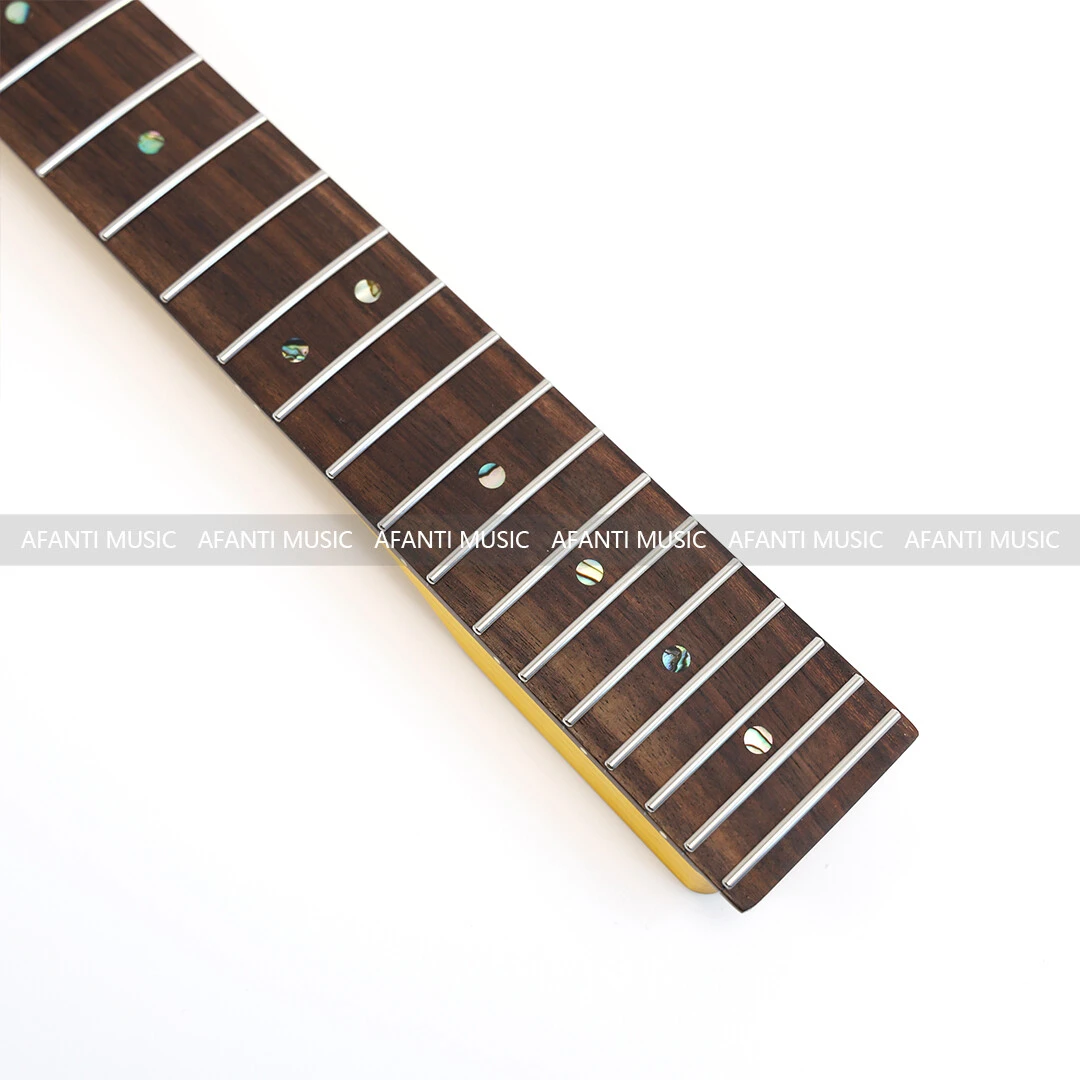 Afanti 22 Frets TL Manche de Guitare Electrique avec Touche en Palissandre