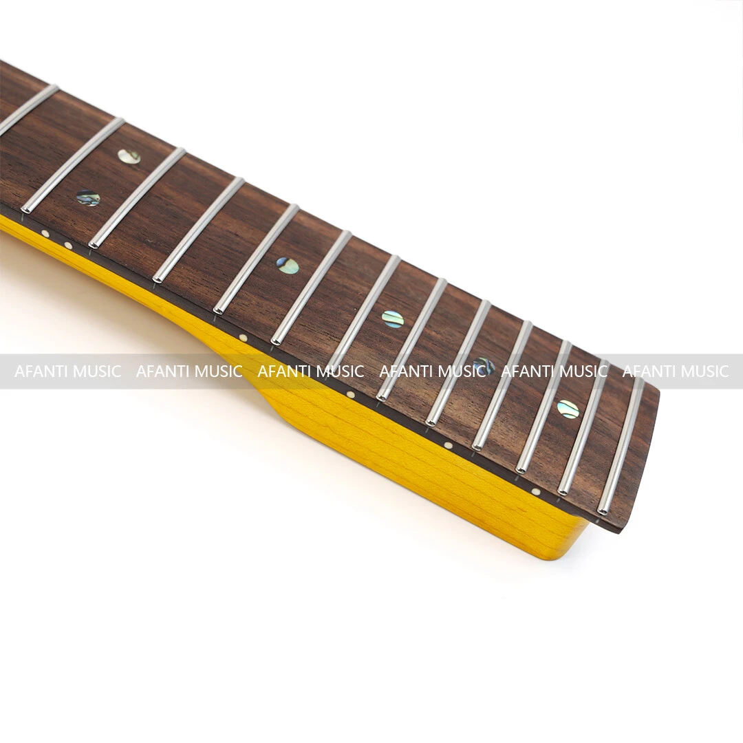 Afanti 22 Frets TL Manche de Guitare Electrique avec Touche en Palissandre