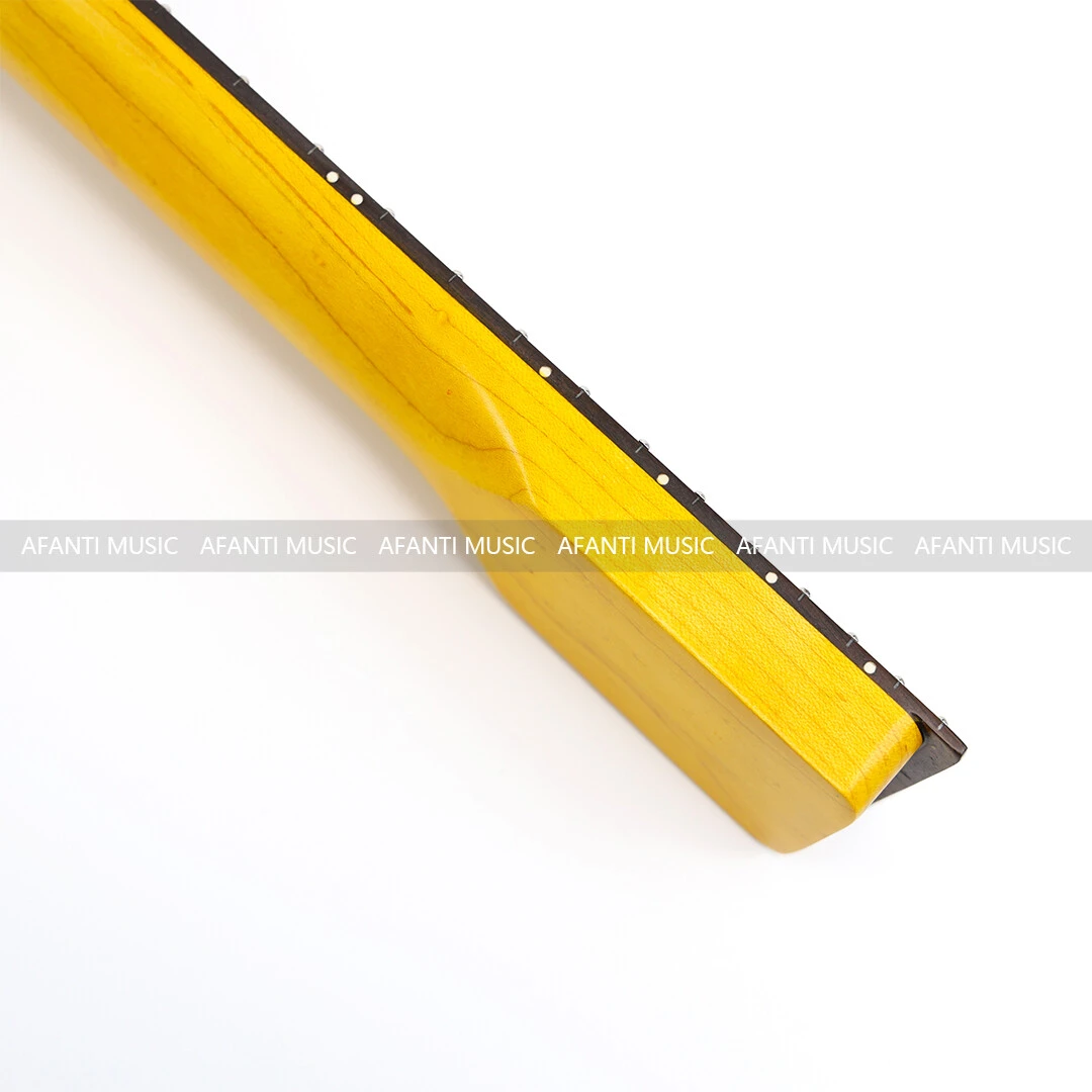 Afanti 22 Frets TL Manche de Guitare Electrique avec Touche en Palissandre