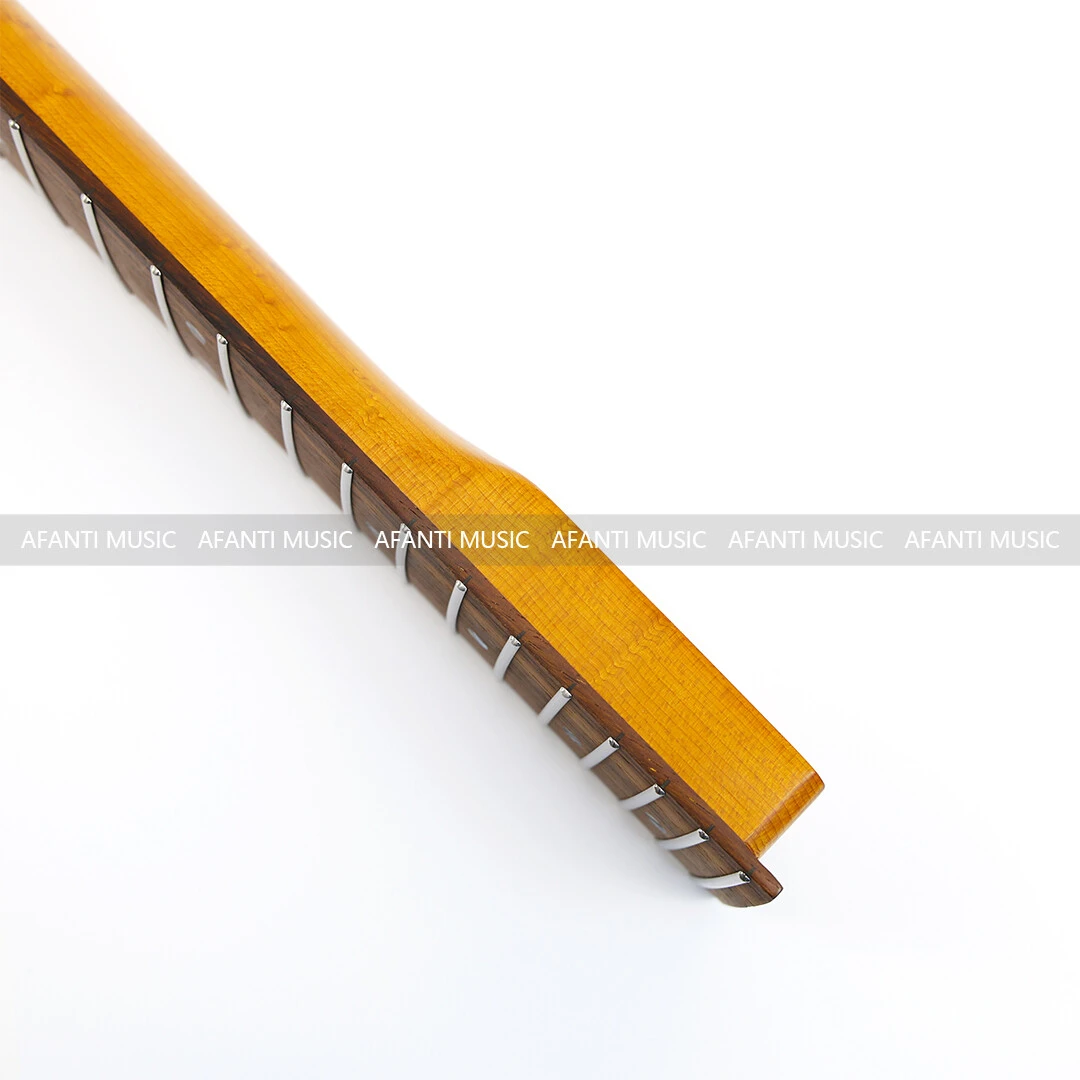 Afanti 22 Frets Roasted Birdseye Maple TL Electric Guitar Neck