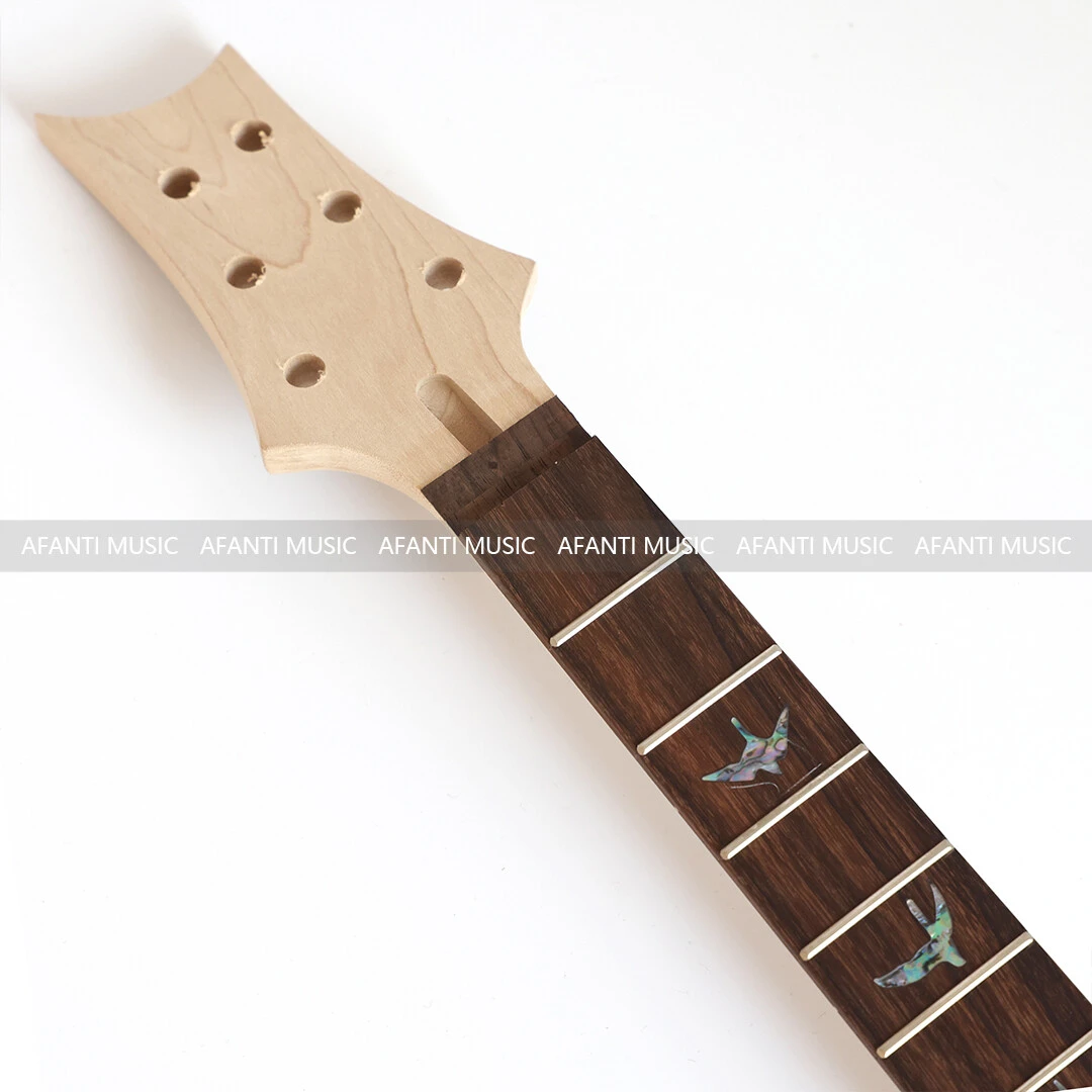 Afanti 24 Frets Maple Electric Guitar Neck with Rosewood Fingerboard (manche de guitare électrique en érable avec touche en palissandre)