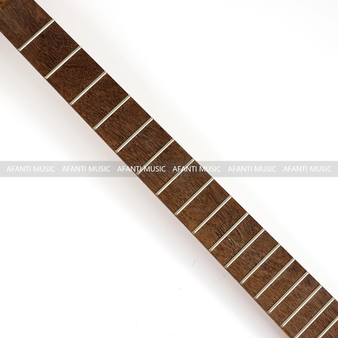 Manche de guitare électrique Afanti 24 frettes en acajou
