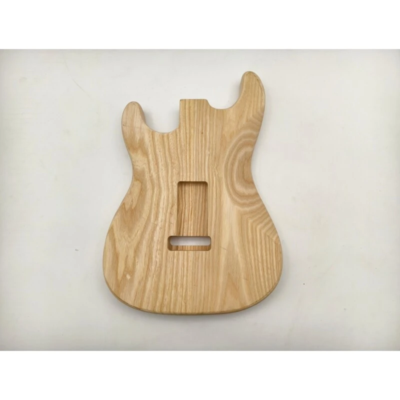 Afanti Bois de frêne inachevé SSH Pickup Routing St Corps de Guitare Electrique