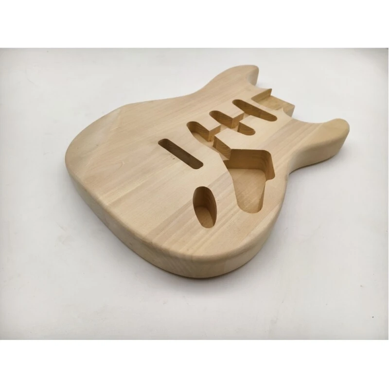 Corps de guitare de remplacement en tilleul non fini SSS St d'Afanti