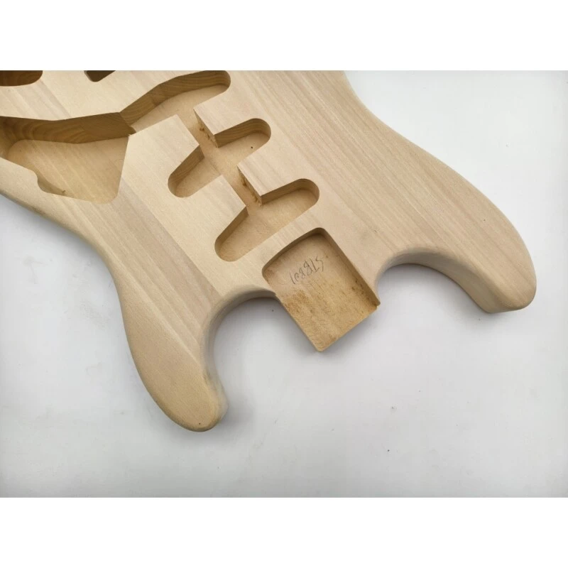 Corps de guitare de remplacement en tilleul non fini SSS St d'Afanti