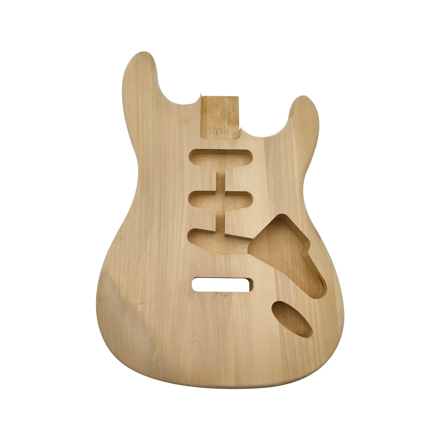 Corps de guitare de remplacement en tilleul non fini SSS St d'Afanti