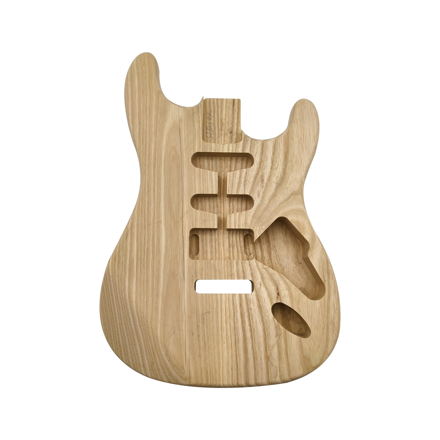 Afanti Bois de frêne inachevé SSH Pickup Routing St Corps de Guitare Electrique