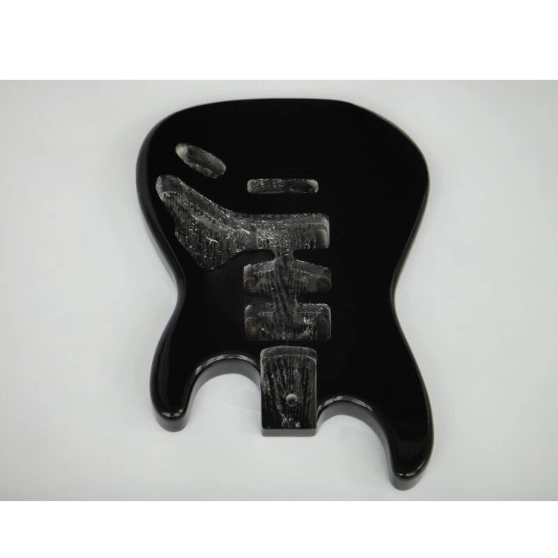 Afanti Gloss Finished Black HSH Basswood Replacement St Guitar Body
