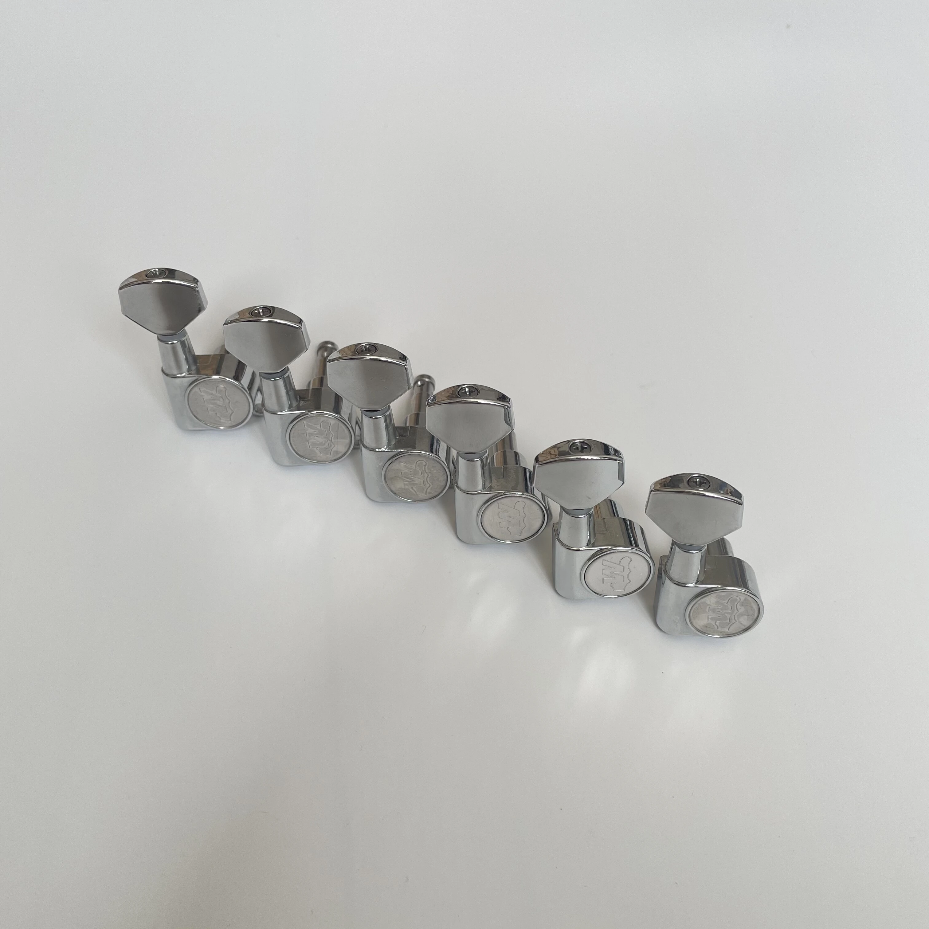 Afanti 6R-In-Line Chrome Electric Guitar Tuning Machine Heads