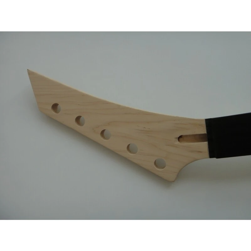 Kit de guitare basse électrique à 5 cordes avec corps en acajou brut Afanti et érable flammé