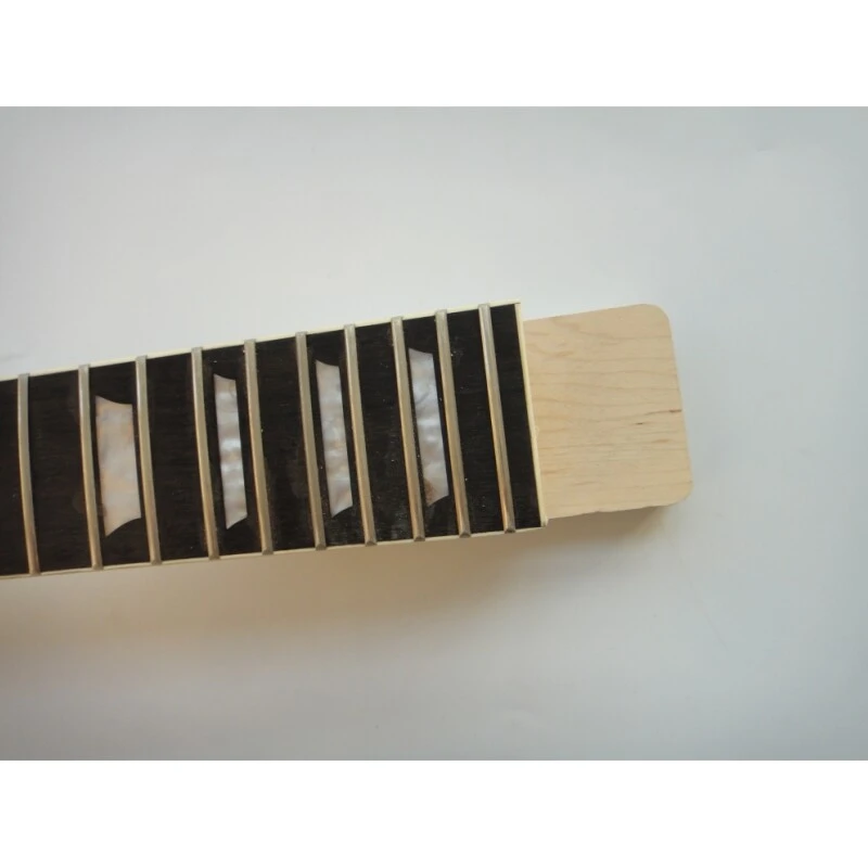 Kit de guitare à monter soi-même avec tête vierge Afanti, corps en aulne, touche en ébène