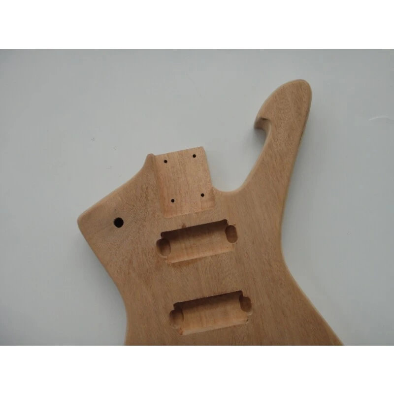 Kit de guitare à glace à monter soi-même Afanti non fini avec corps en acajou à 7 cordes et touche en érable