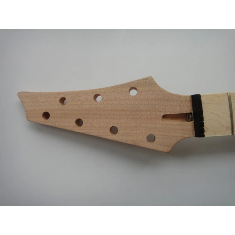 Kit de guitare à glace à monter soi-même Afanti non fini avec corps en acajou à 7 cordes et touche en érable