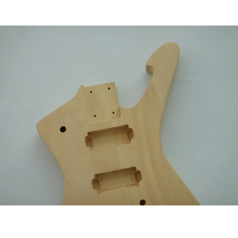 Kit guitare à glace Afanti à 7 cordes avec corps en tilleul brut et manche en érable