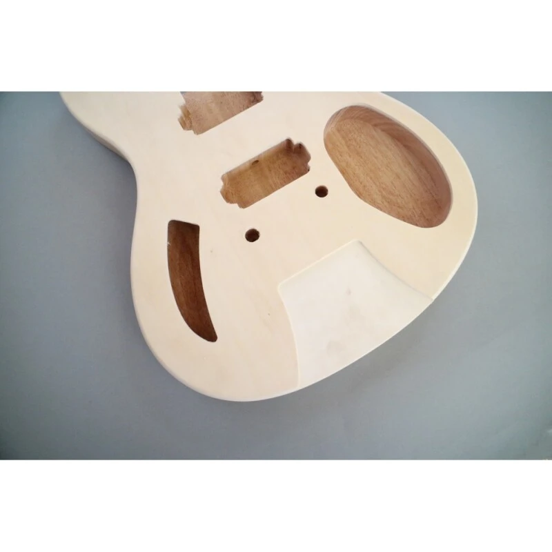 Corps en acajou semi-creux personnalisé Afanti Construisez votre propre kit de guitare DIY