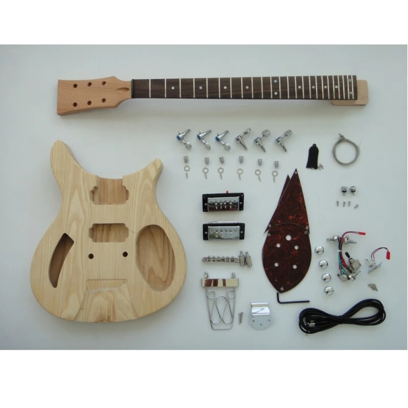 Corps en frêne personnalisé Afanti Construisez votre propre kit de guitare électrique DIY