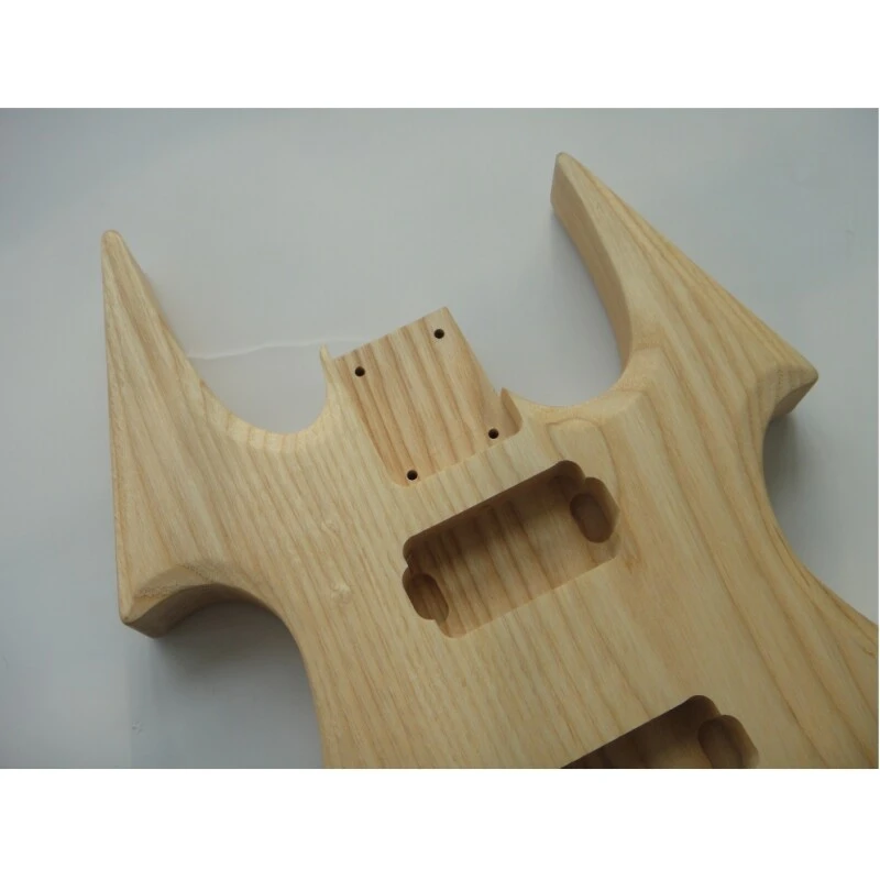 Kit de guitare électrique à monter soi-même avec corps en frêne Afanti et touche en ébène