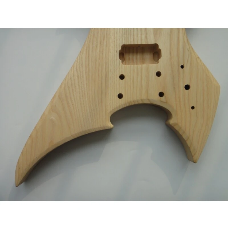 Kit de guitare électrique à monter soi-même avec corps en frêne Afanti et touche en ébène