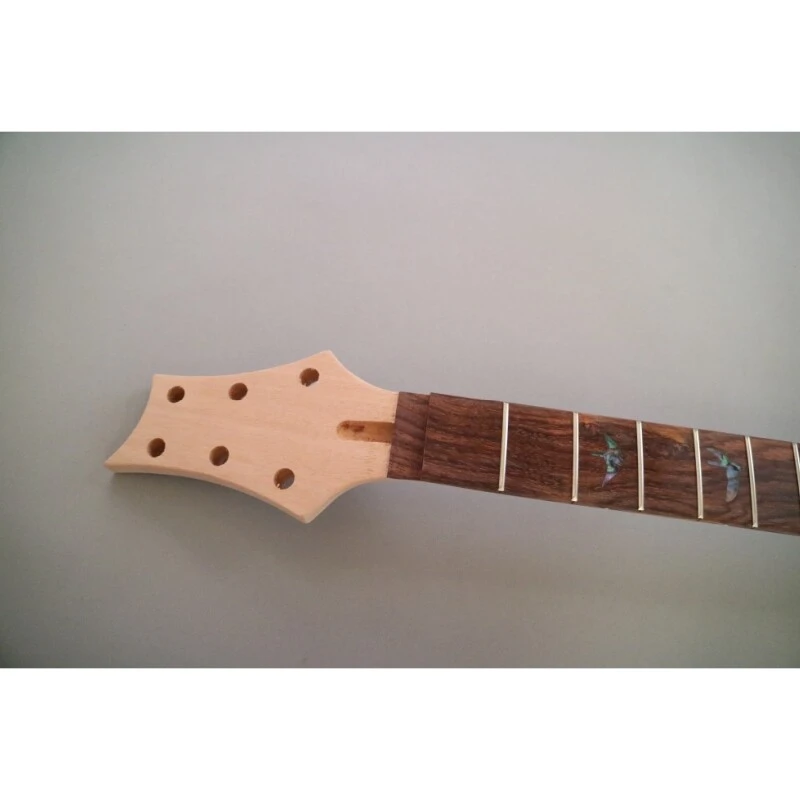 Kit de guitare électrique à monter soi-même avec corps en acajou brut Afanti et placage en frêne