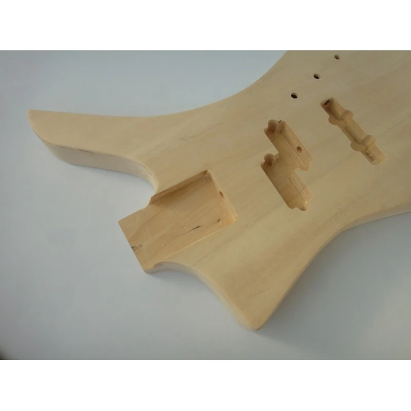 Kit guitare basse Afanti EX 4 cordes avec corps en aulne et manche en érable