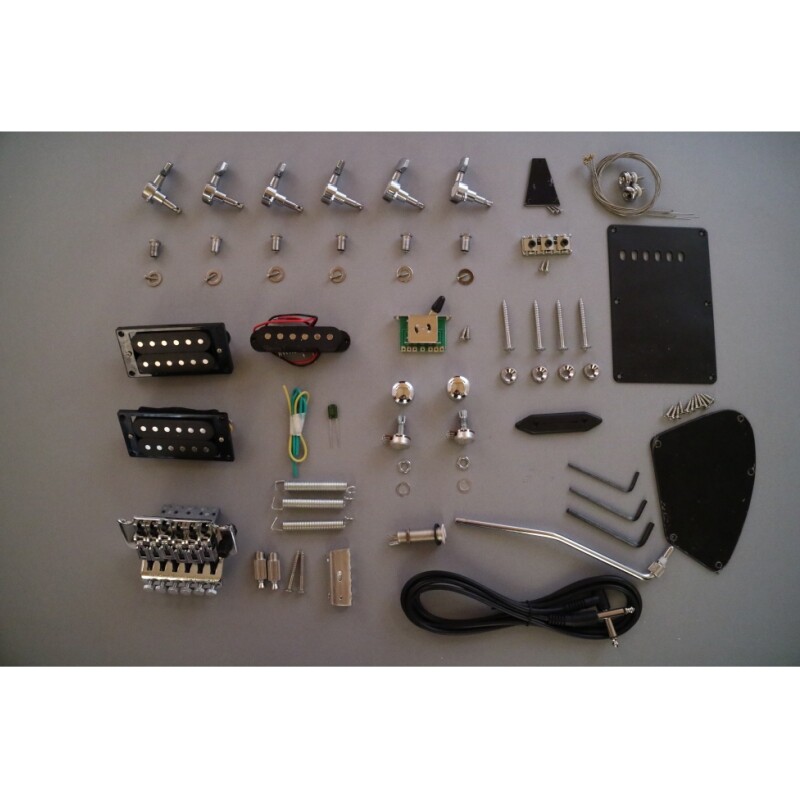 Corps et manche en acajou non fini Afanti Construisez votre propre kit de guitare électrique DIY