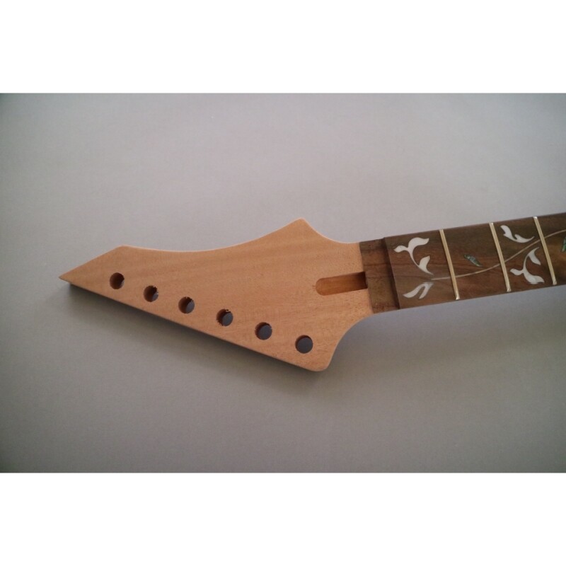Corps et manche en acajou non fini Afanti Construisez votre propre kit de guitare électrique DIY