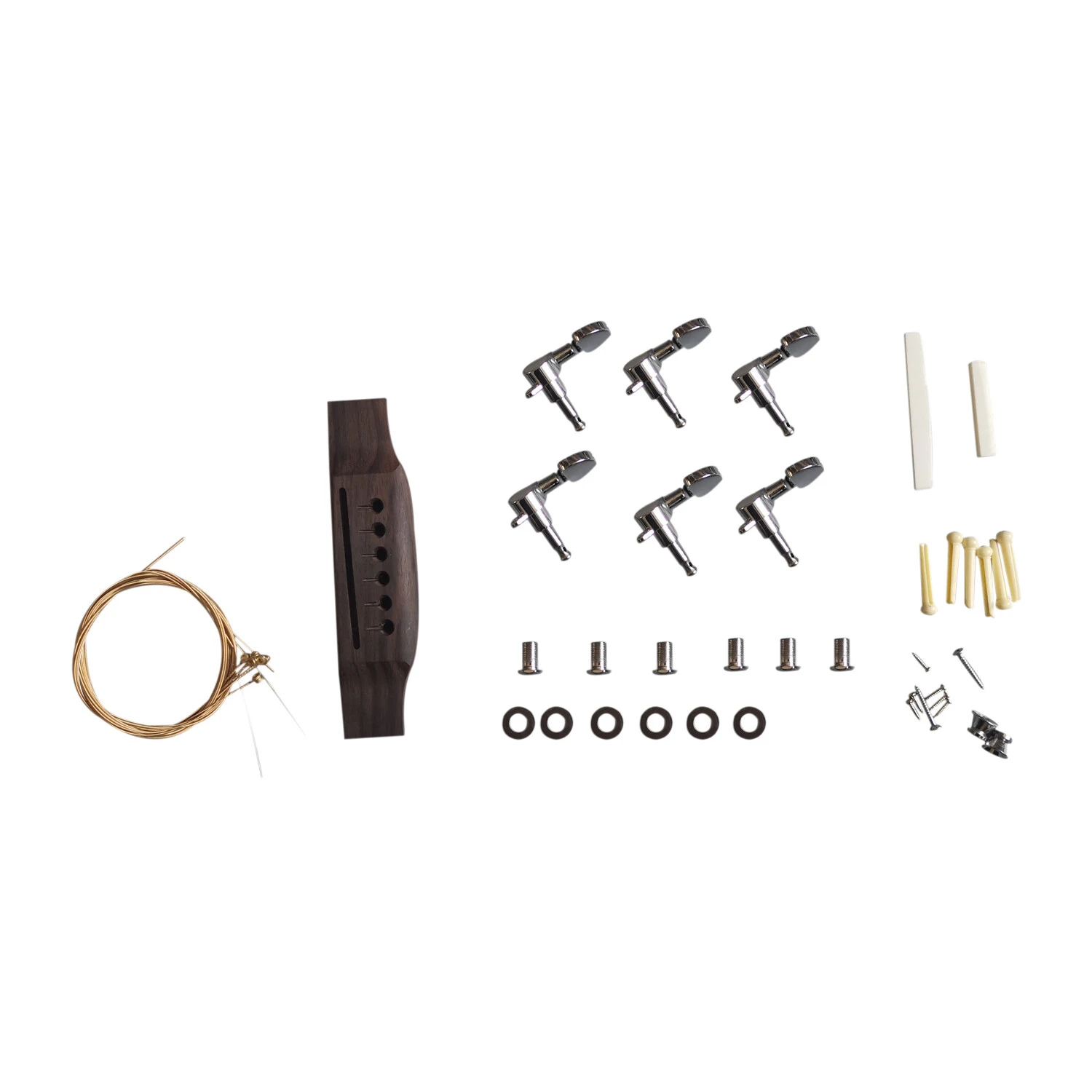 Kit de guitare acoustique Afanti 41" avec table en épicéa et finition non finie