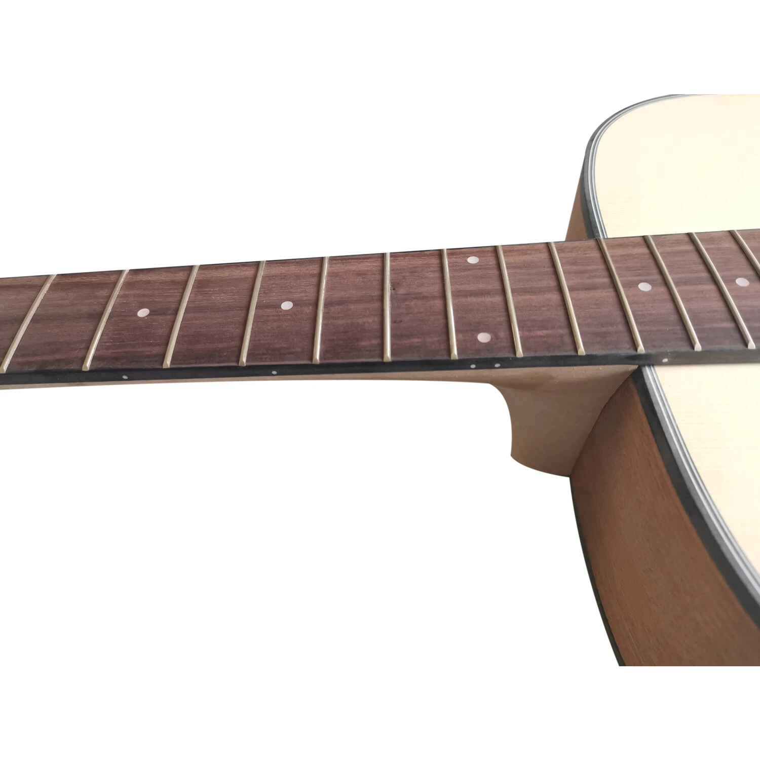 Kit de guitare acoustique Afanti 41" avec table en épicéa et finition non finie