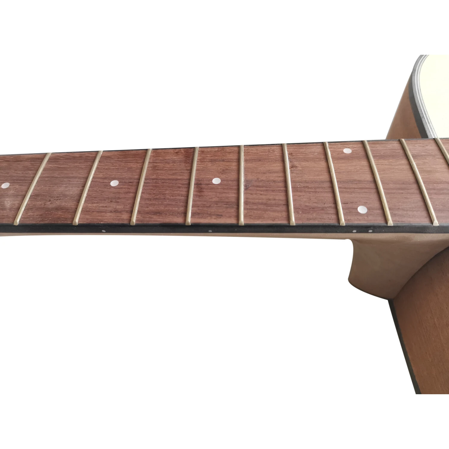 Kit de guitare acoustique Afanti avec table en épicéa massif et dos en sapelli de 41 pouces