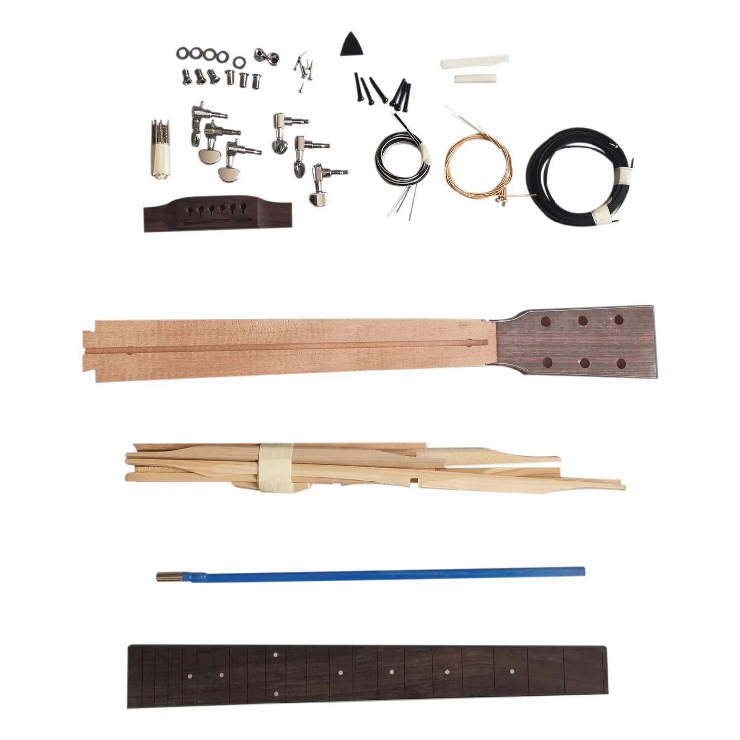 Kit de guitare acoustique dreadnought non finie Afanti 41" avec table en épicéa massif