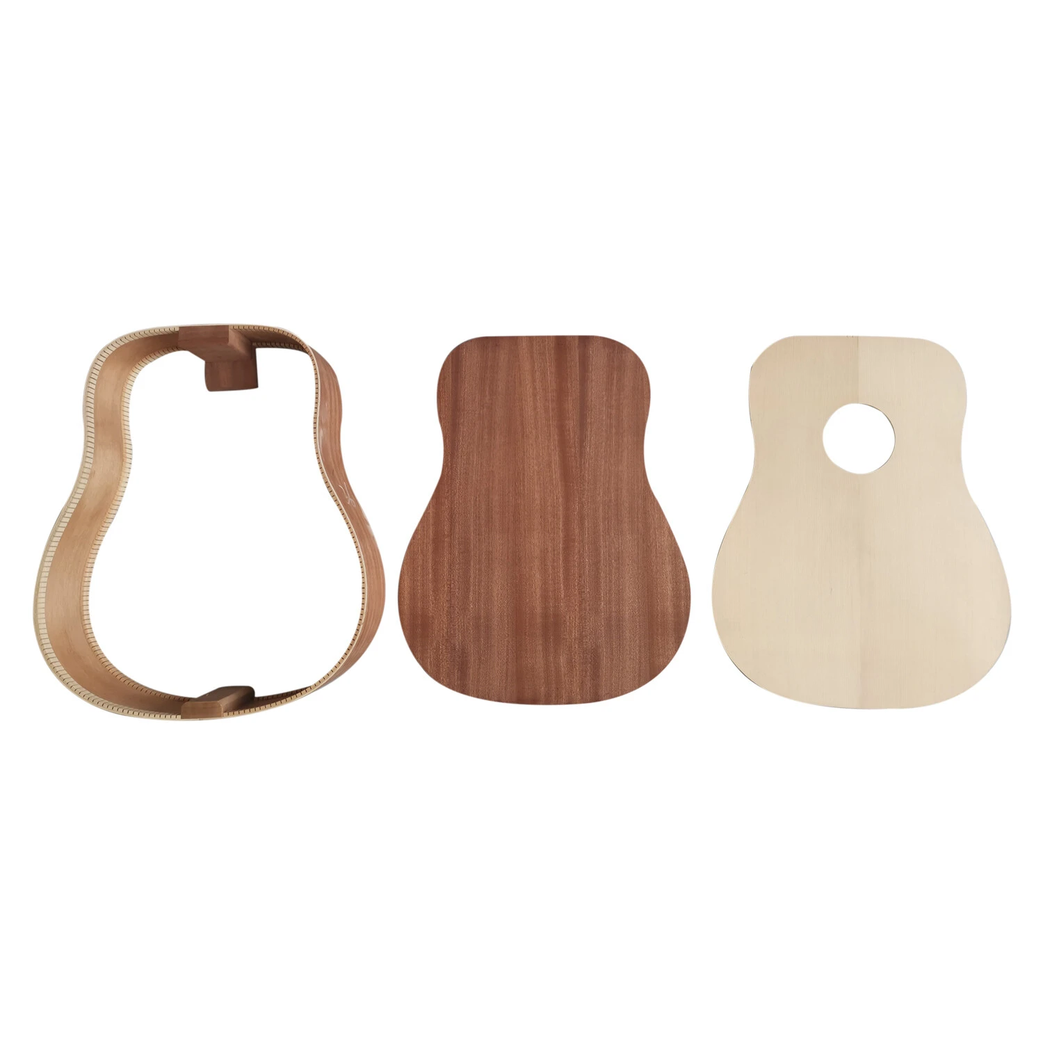 Kit de guitare acoustique dreadnought non finie Afanti 41" avec table en épicéa massif