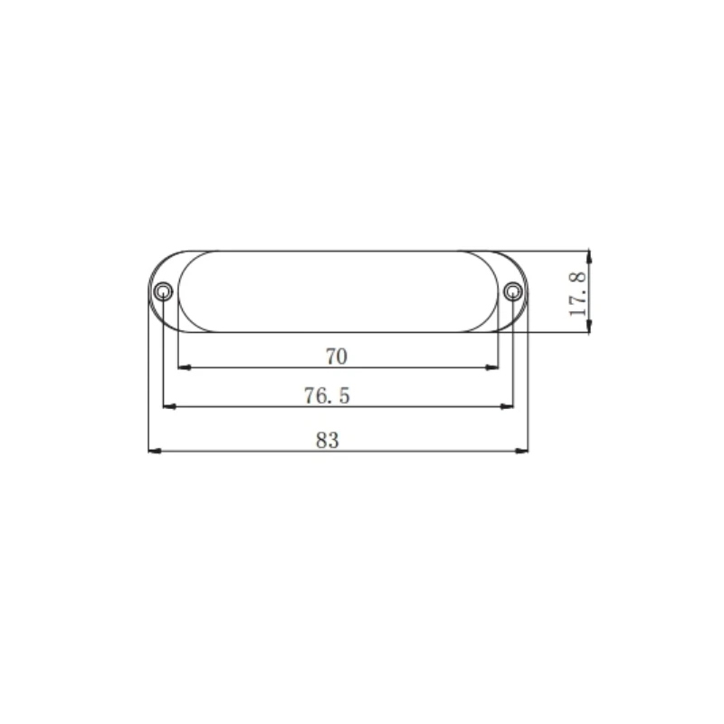 Afanti Black Sealed Single Coil Pickup Cover for St Electric Guitar