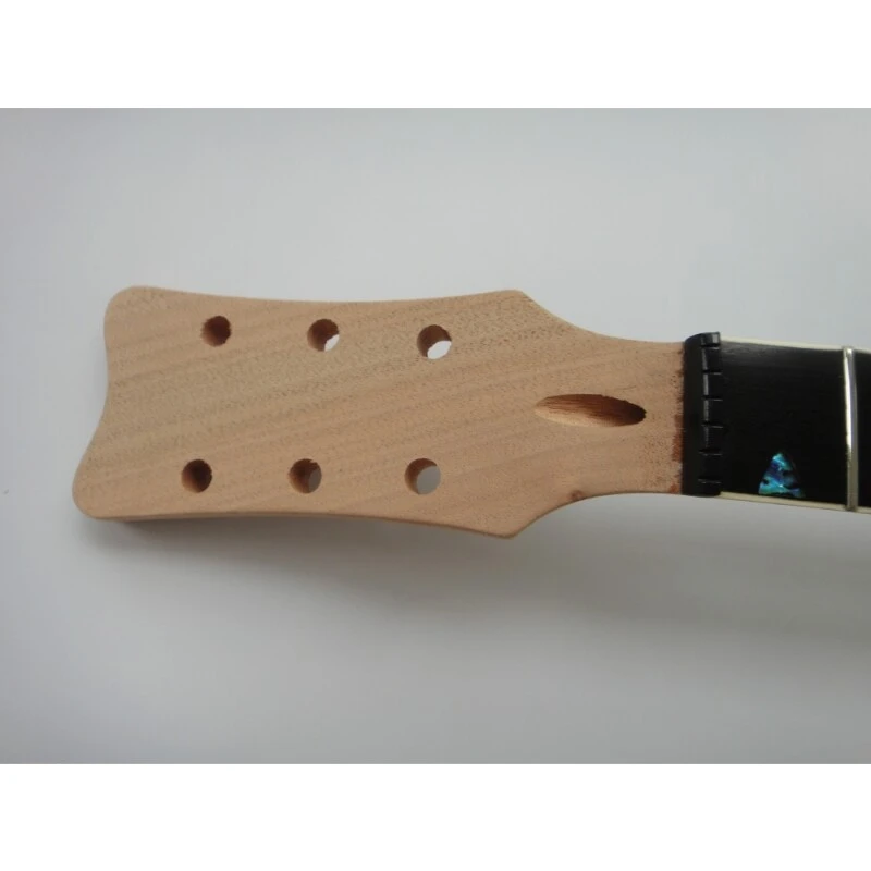  Afantile Maple Plywood Body with Spalted Maple Veneer Gold Hardware DIY Guitar Kit