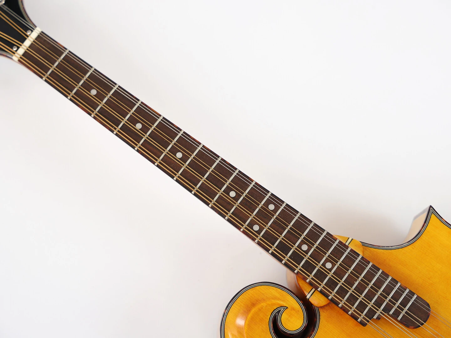 Afanti F Style Mandoline Octave en Acajou Massif avec Dos et Éclisses