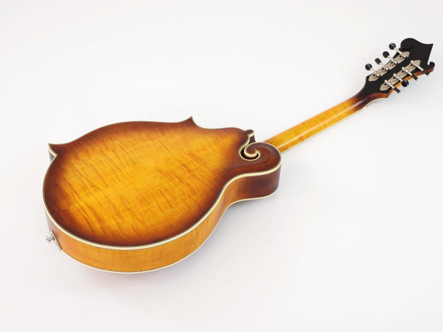 Afanti AA Mandoline Octave en Érable Flammé Massif pour Fond et Éclisses F