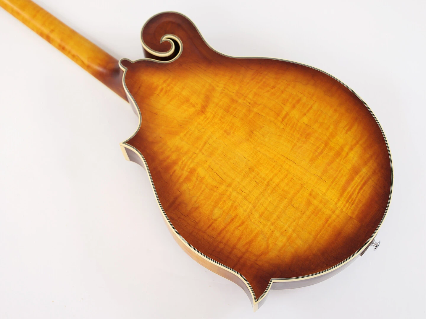 Afanti AA Mandoline Octave en Érable Flammé Massif pour Fond et Éclisses F